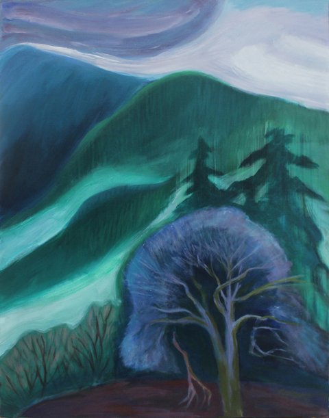 Broken Branch with Storm Coming 2019