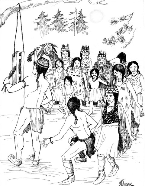 Dancing and ceremony