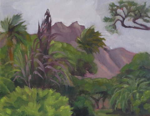Diamond Head from Queen Kapiolani Park