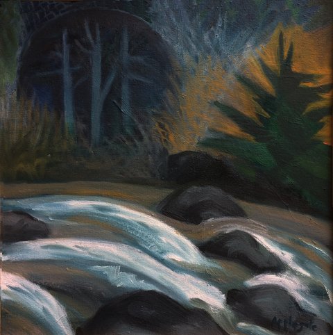 Moonlight on Creek